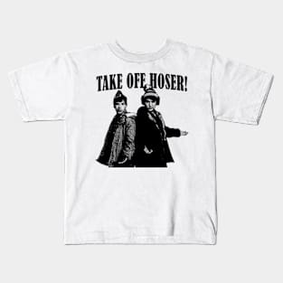 Take Off Hoser! Vintage // Pencil Drawing Kids T-Shirt